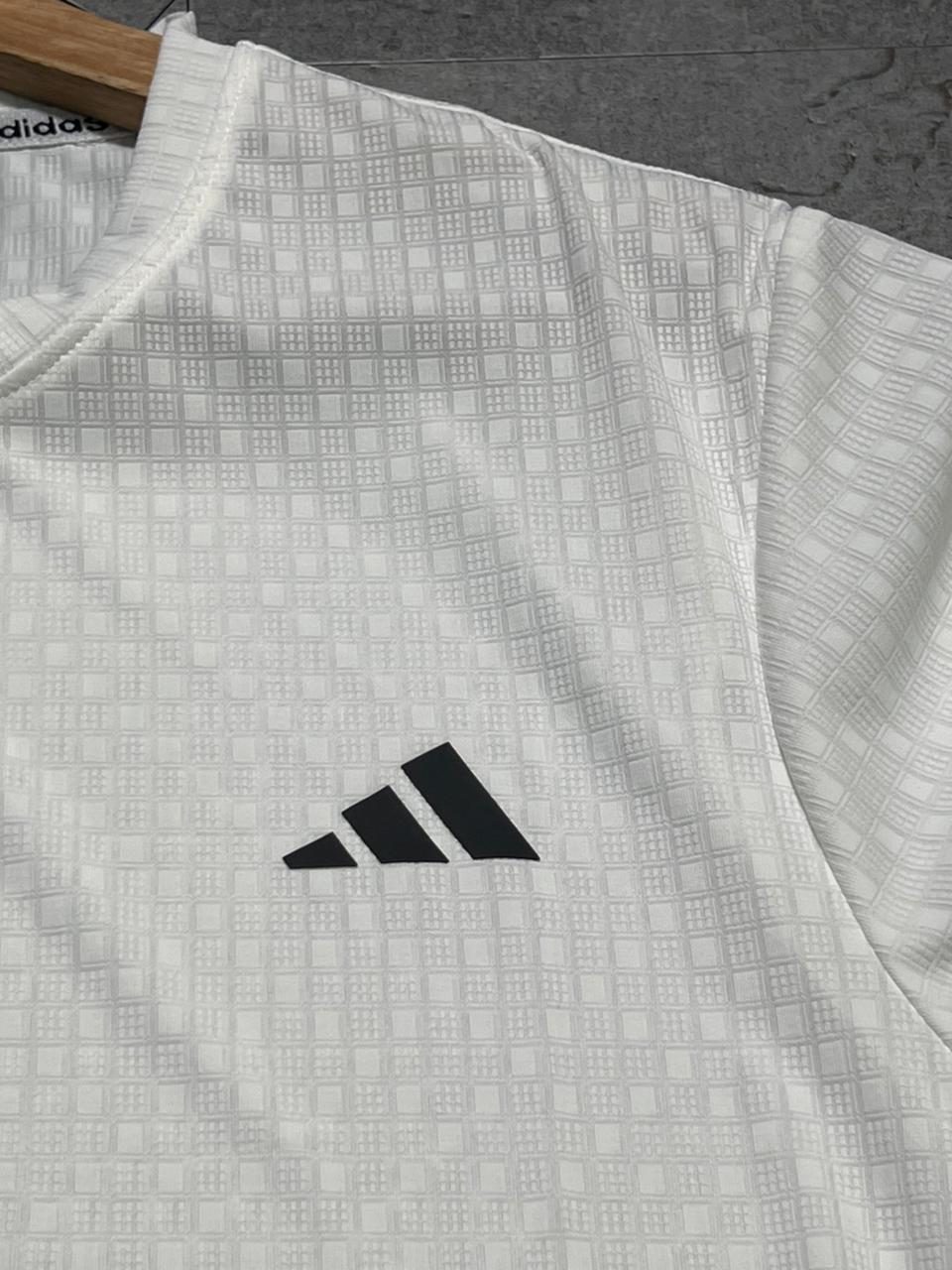 Camiseta  Dri-Fit Adidas Polar Grid White