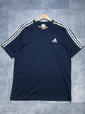 Camiseta Adidas Negro 3 Rayas