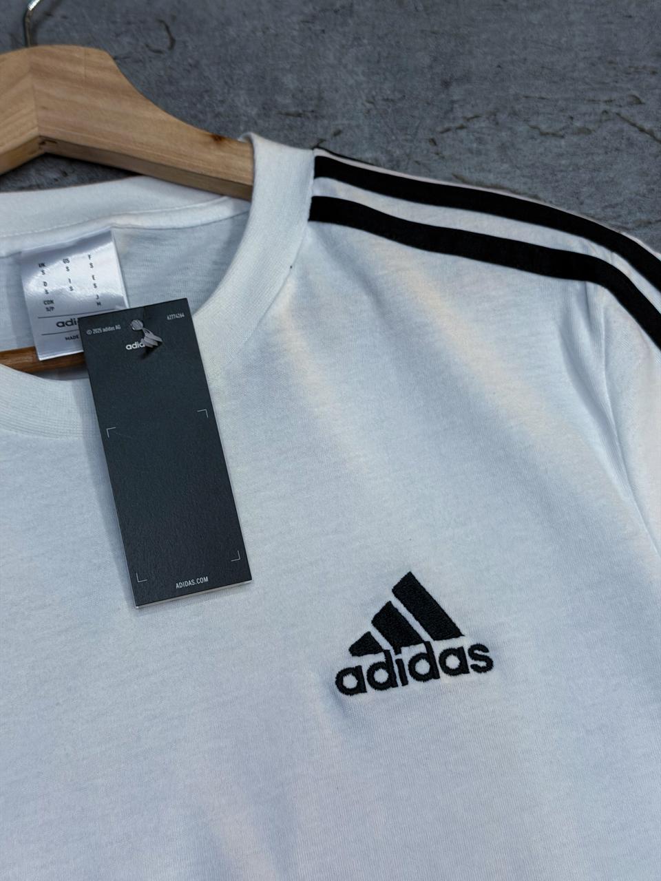 Camiseta Adidas Blanca 3 Rayas