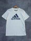 Camiseta Adidas Blanca Logo Camuflado
