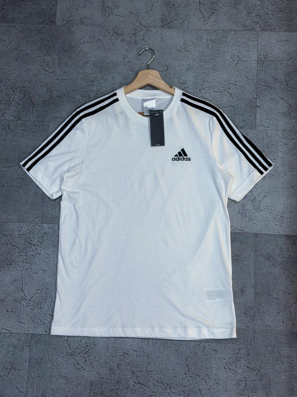 Camiseta Adidas Blanca 3 Rayas