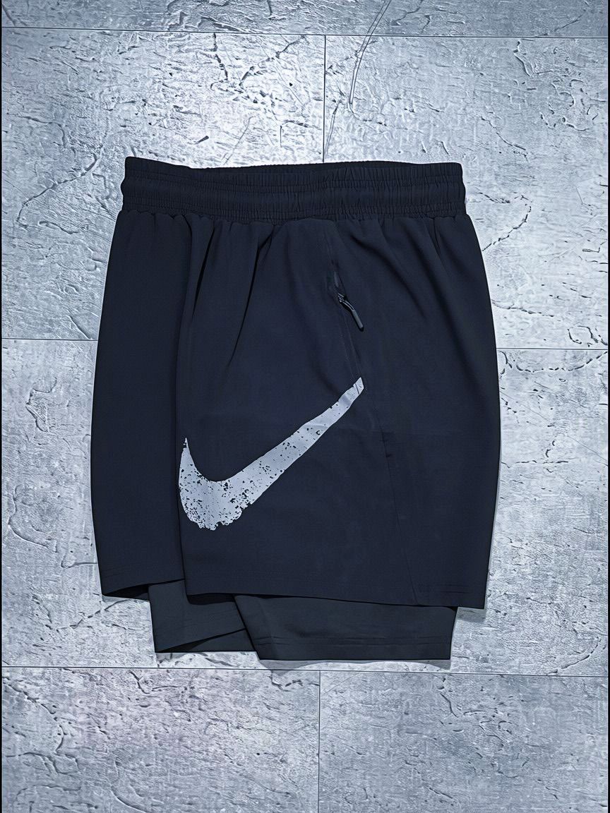 Pantaloneta Nike Negra con Licra Interior