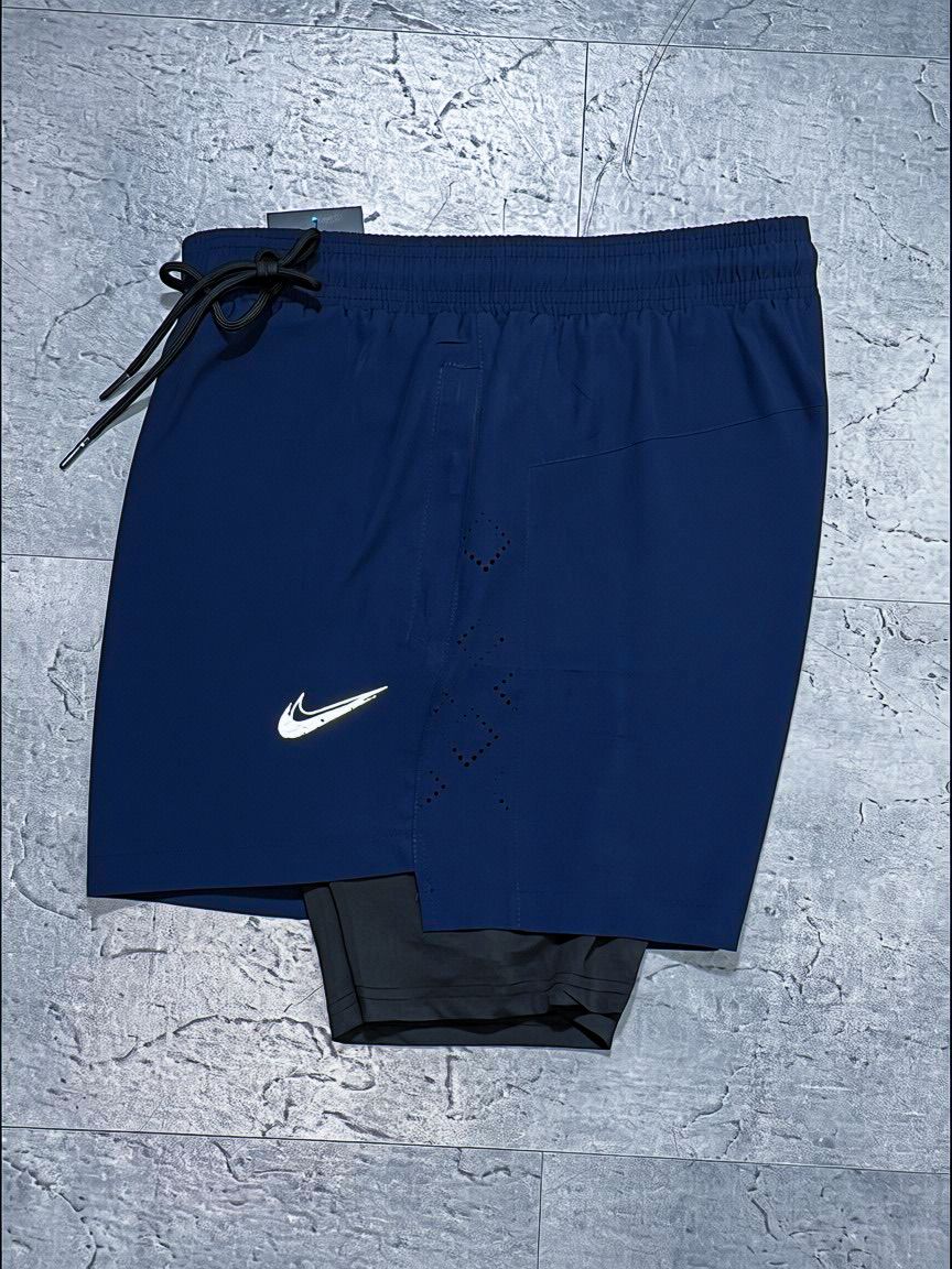Pantaloneta Nike Azul con Licra Interior