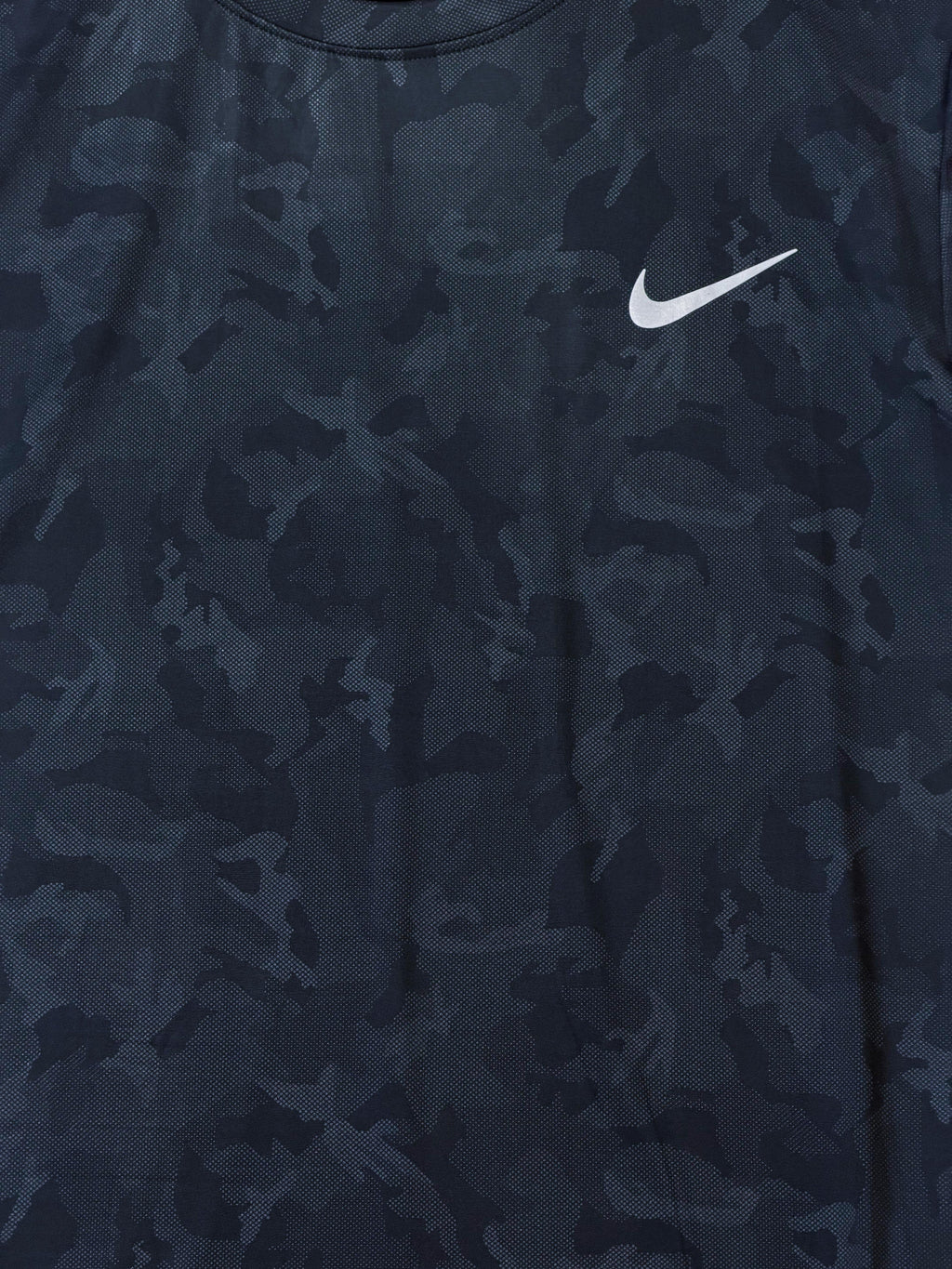 Camiseta Dri-Fit Nike Camuflada Negra
