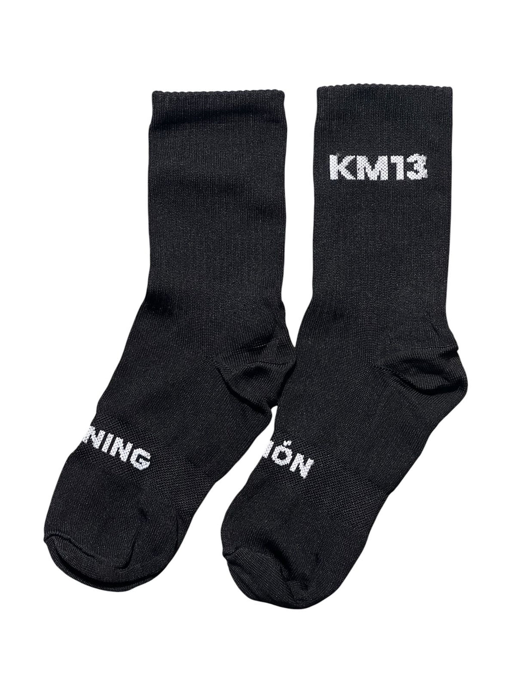 Medias Deportivas KM13 Training Negro/Blanco